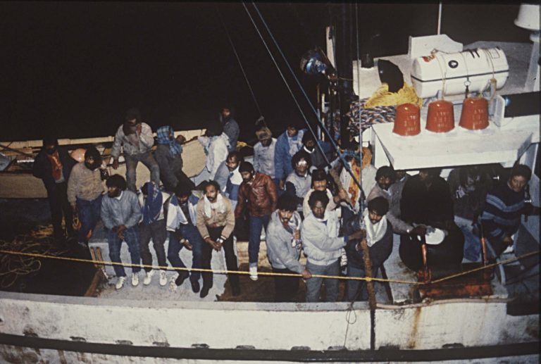 The dramatic rescue of 155 Tamil asylum claimants off of Newfoundland — August 1986